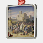 Das Nehmen von Beirut durch die Kreuzfahrer Silbernes Ornament (Links)