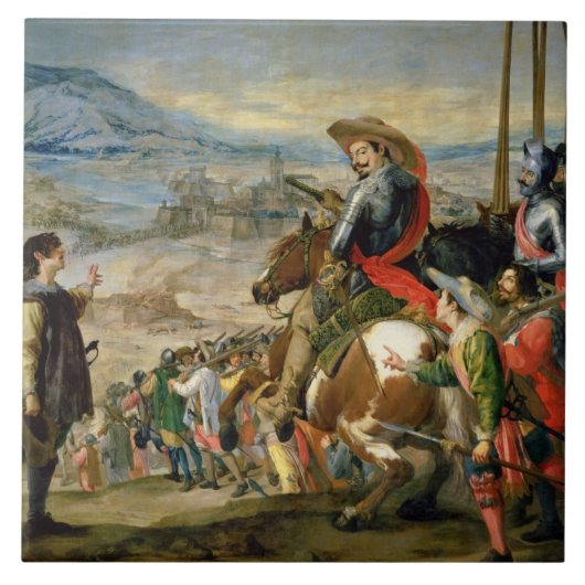 Das Nehmen von Breisach Fliese (Vorderseite)