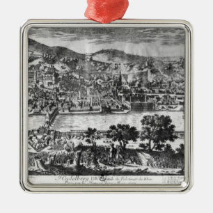 Das Nehmen von Heidelberg am 22. Mai 1693 Ornament Aus Metall