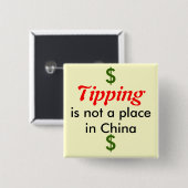 Das Neigen, ist nicht ein Platz in China, $, $ Button (Vorne & Hinten)