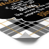 Das Nekklassespiel Flannel and Frost Brautparty Poster (Ecke)