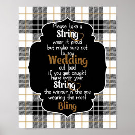 Das Nekklassespiel Flannel and Frost Brautparty Poster