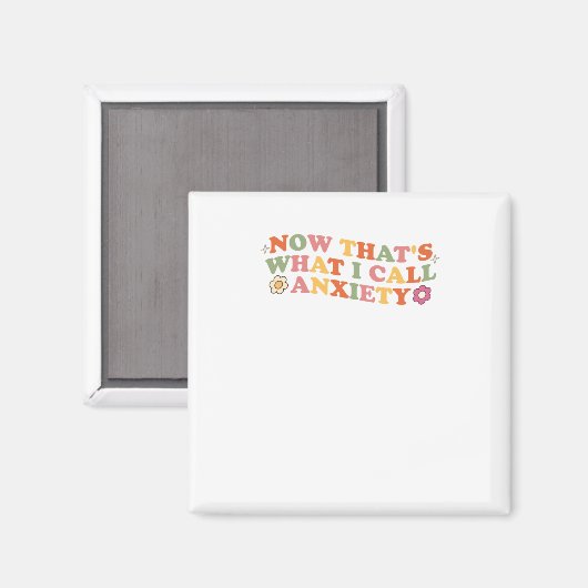 Das nenne ich Angstaufkleber Magnet (Vorderseite/Rückseite)