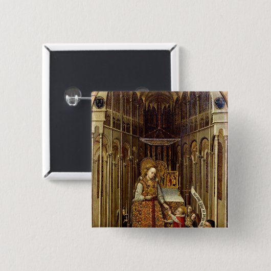 Das Nennen der Jungfrau Button (Vorne & Hinten)