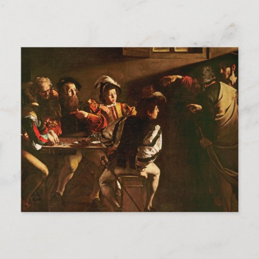 Das Nennen von St Matthew, c.1598-1601 Postkarte (Vorderseite)