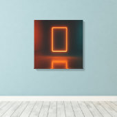 Das Neontor Leinwanddruck (Insitu (Holzboden))