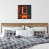Das Neontor Leinwanddruck (Insitu (Schlafzimmer))