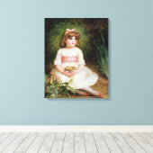 Das Nest Leinwanddruck (Insitu (Holzboden))