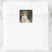 Das Nest Quadratischer Aufkleber (Tasche)