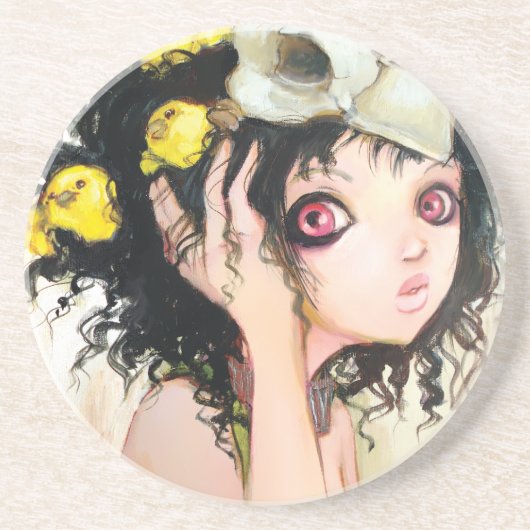 Das Nest-Untersetzer des Vogels Getränkeuntersetzer (Vorne)