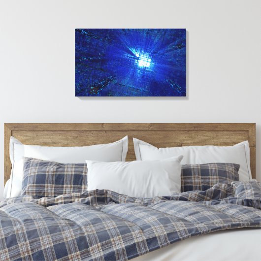 Das Netz (2016) Leinwanddruck (Insitu (Schlafzimmer))