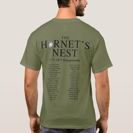 Das Netz der Hornisse T-Shirt (Rückseite)