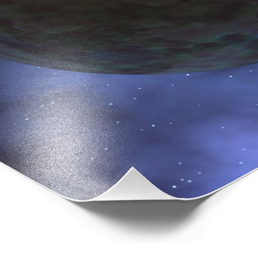 Das neu entdeckte, planetenähnliche Objekt Fotodruck (Ecke)