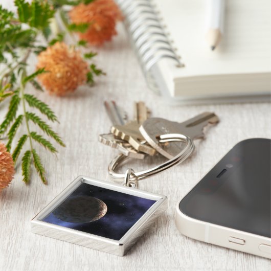 Das neu entdeckte, planetenähnliche Objekt Schlüsselanhänger (Seite)