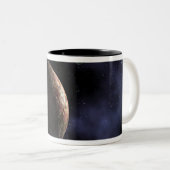 Das neu entdeckte, planetenähnliche Objekt Zweifarbige Tasse (VorderseiteRechts)