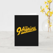 Das neue 9 Agains Bowling Team  Karte (Gelbe Blume)