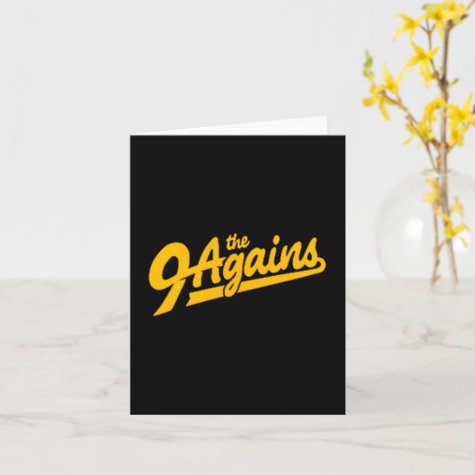 Das neue 9 Agains Bowling Team Karte (Gelbe Blume)