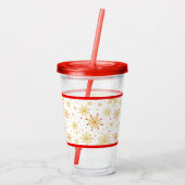 Das neue Atomic-Muster Mitte des Jahrhunderts Acryltrinkbecher (Rückseite)