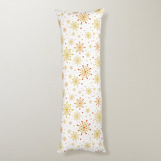 Das neue Atomic-Muster Mitte des Jahrhunderts Seitenschläferkissen (Rückseite (Vertikal))