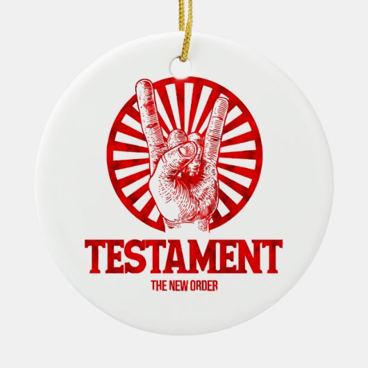 Das neue Auftragstest Keramik Ornament (Vorne)