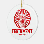 Das neue Auftragstest Keramik Ornament (Links)