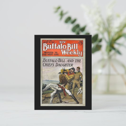 Das neue Buffalo Bill Weekly No. 250 1917 Postkarte (Stehend Vorderseite)