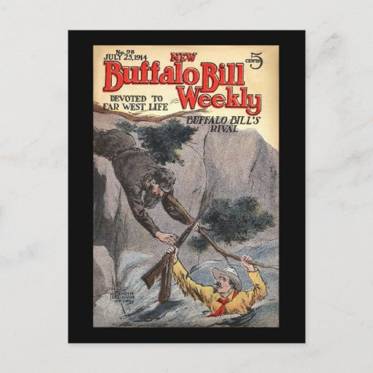 Das neue Buffalo Bill Weekly No. 98, 1914 Postkarte (Vorderseite)