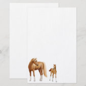 Das neue Fohlen-Briefpapier Briefpapier (Vorne/Hinten)