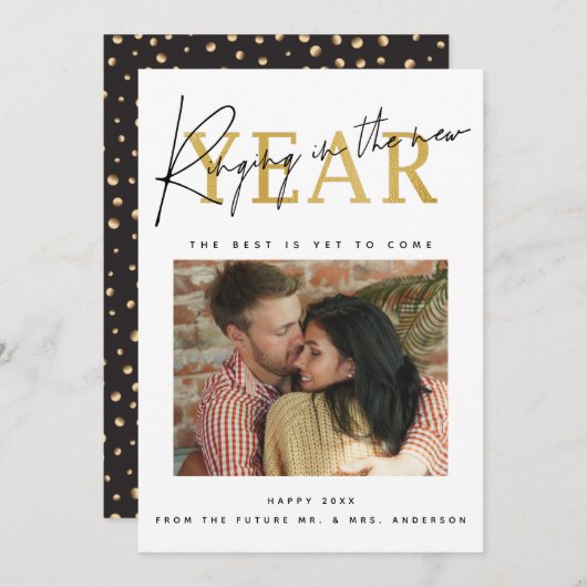 Das neue Foto Feiertagskarte (Vorne/Hinten)