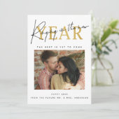 Das neue Foto Feiertagskarte (Stehend Vorderseite)