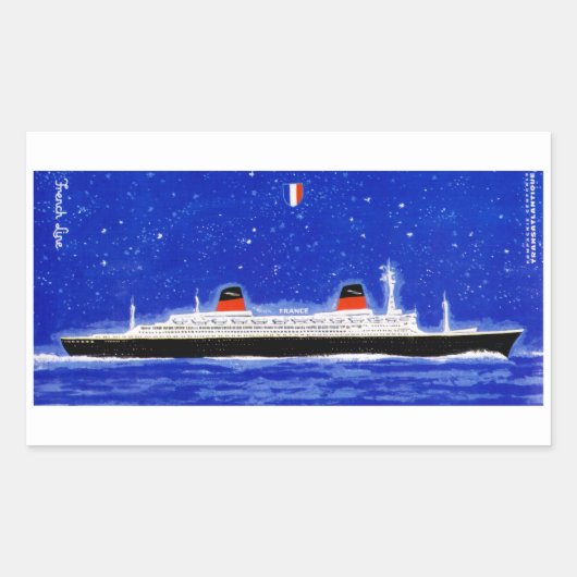 Das neue Frankreich Rechteckiger Aufkleber (Vorderseite)