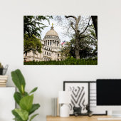 Das neue Gebäude der Hauptstadt Poster (Heimbüro)