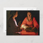 Das neue Geborene Kind, Ende der 1640er Jahre Postkarte (Vorne/Hinten)