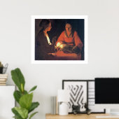 Das neue Geborene Kind Poster (Heimbüro)