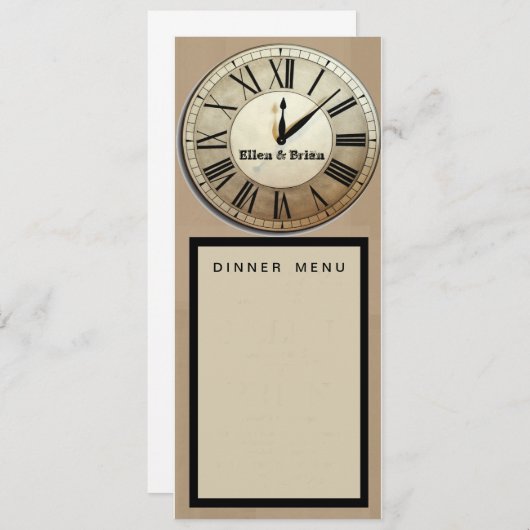 Das neue Hochzeitsprogramm wird individuell auf Si Einladung (Vorne/Hinten)