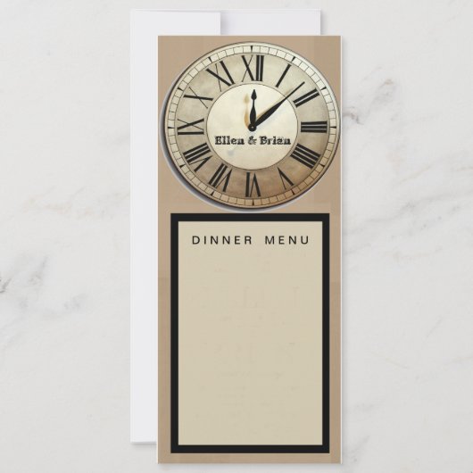 Das neue Hochzeitsprogramm wird individuell auf Si Einladung (Vorderseite)