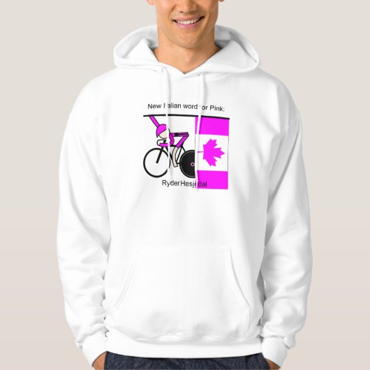 Das neue italienische Wort für Rosa. Hoodie (Vorderseite)
