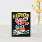 Das neue Jahr: Geniale Zuversicht zurück in den Sc Karte (Gelbe Blume)