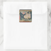Das neue Jerusalem Quadratischer Aufkleber (Tasche)