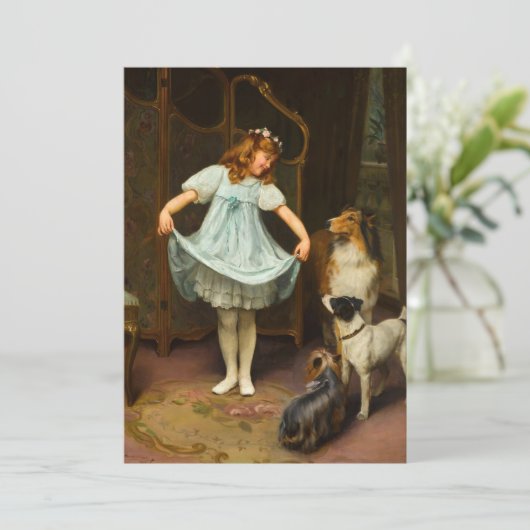 Das neue Kleid | Arthur John Elsley (Stehend Vorderseite)