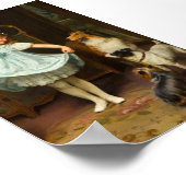 Das neue Kleid | Arthur John Elsley Poster (Ecke)