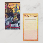 Das neue Lesezeichen des Kaisers Visitenkarte (Vorne/Hinten)