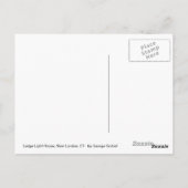 Das neue Londoner Lichthaus Postkarte (Rückseite)