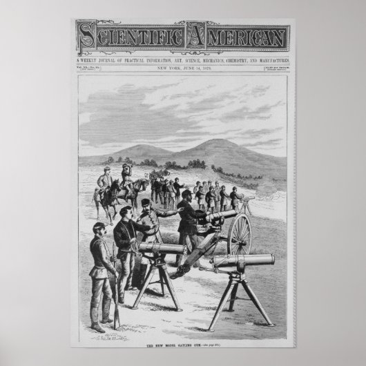 Das neue Modell Gatling Gun Poster (Vorne)