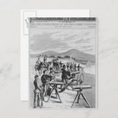 Das neue Modell Gatling Gun Postkarte (Vorne/Hinten)