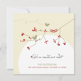 Das neue Nest der Red Bird-Familie am Zuhause-Movi Ankündigung