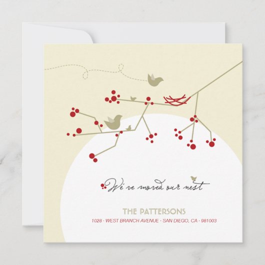 Das neue Nest der Red Bird-Familie am Zuhause-Movi Ankündigung (Vorderseite)