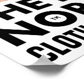 Das neue normale™-Tuch-Gesicht maskiert das Poster (Ecke)