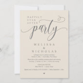 Das neue Party von Mr. und Mrs. Einladung (Vorderseite)