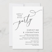 Das neue Party von Mr. und Mrs. Einladung (Vorderseite)